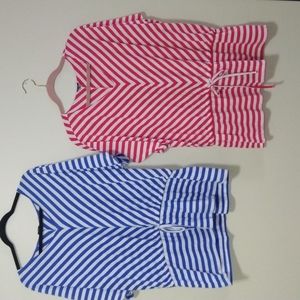 BUNDLE FADED TO GLORY SHIRT RED/BLUE/WHITE SIZE 2X/
